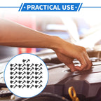 50 Pcs Fender Liner Splash Shield Bumper Cover Screw for Honda Accord (2006–2007)