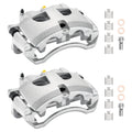 Front Pair Brake Calipers w/ Bracket for Dodge Ram 2500 3500 (2009–2010)