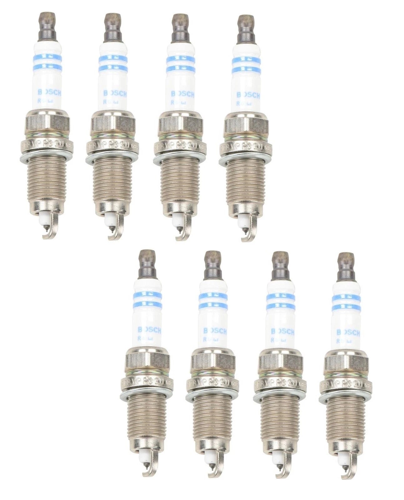 Set of 8 Bosch OE Fine Wire Double Platinum Spark Plugs for Jeep Dodge Chrysler