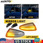 Clear Smoke Turn Signal Lights for Mercedes Benz C-Class W204 S204 Vito W639