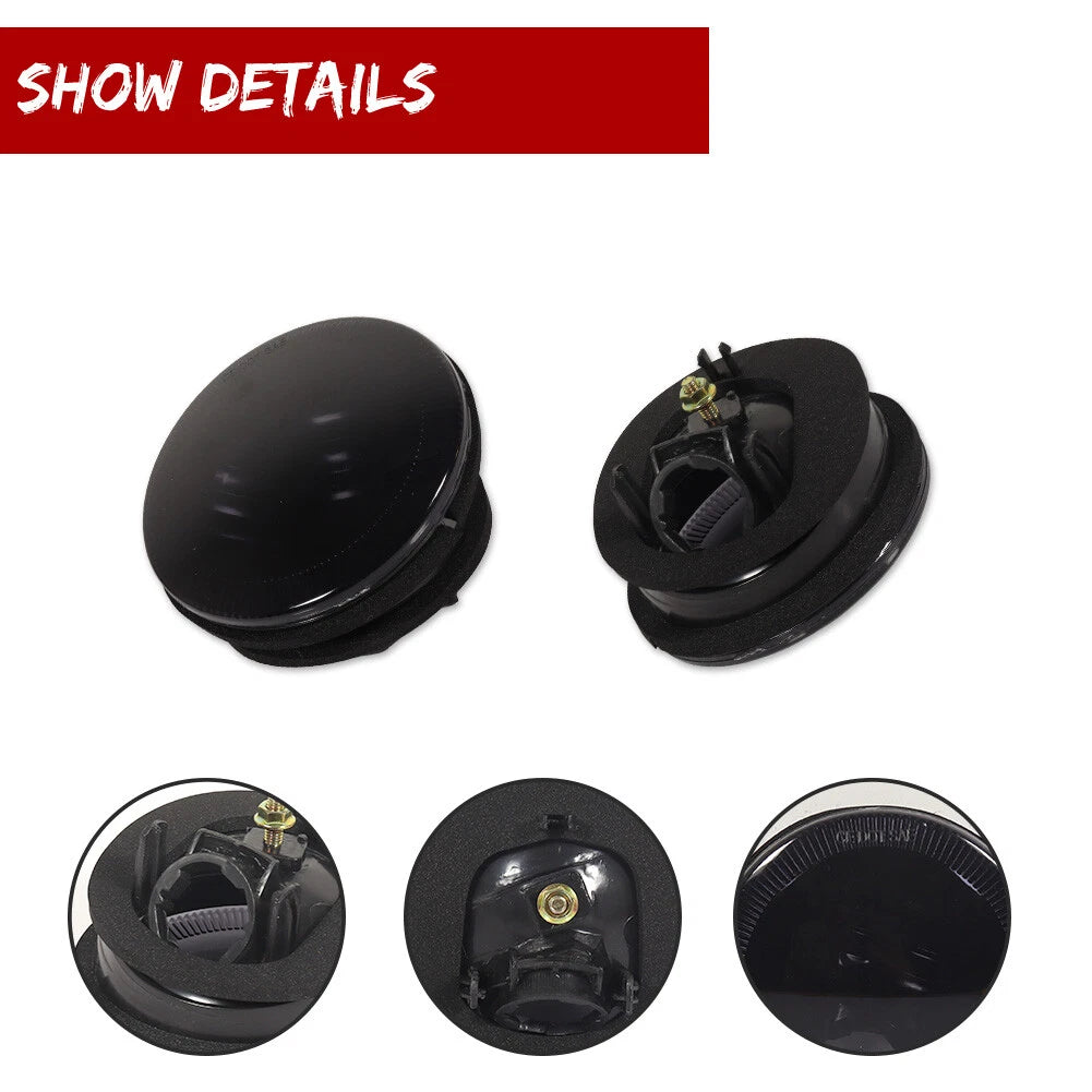 2X Smoke Lens Rear Trunk Tail Brake Light for Lexus IS300 (2001–2005)