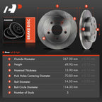Rear Disc Brake Rotors for Ford Mustang (1994-2004)