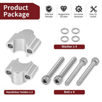 Handlebar Risers 7/8 Silvery 30mm for Honda Yamaha Suzuki