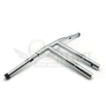 10" Rise T-Bars Handlebar for Harley Sportster Dyna Softail (1996–2017) Chrome