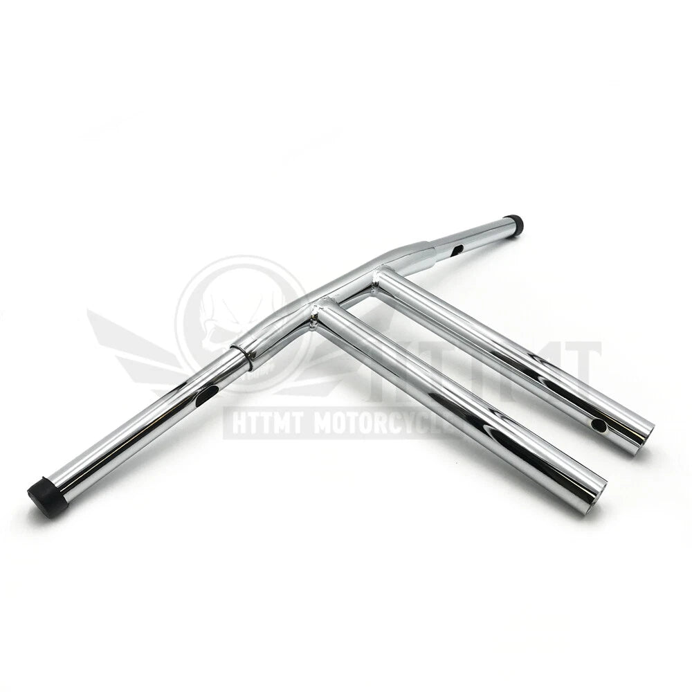 10" Rise T-Bars Handlebar for Harley Sportster Dyna Softail (1996–2017) Chrome