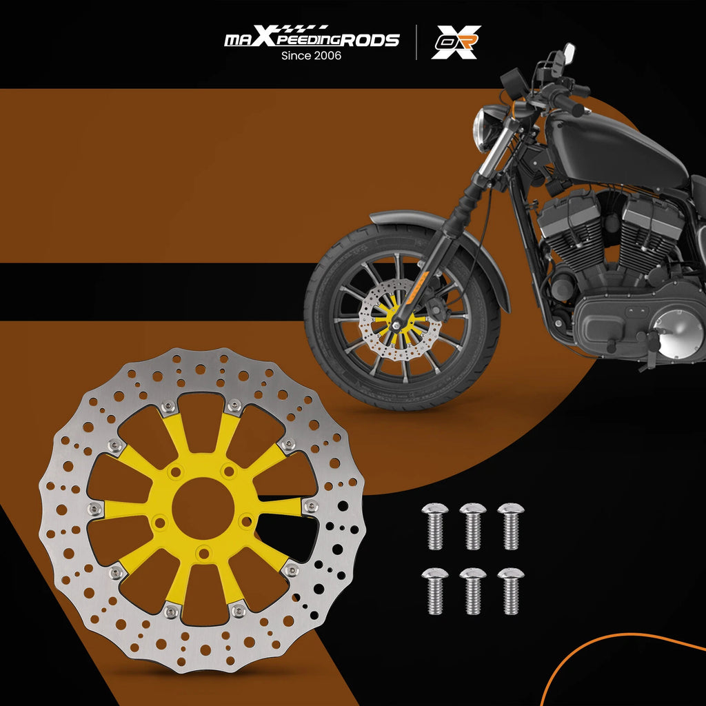 Floating Front Brake Rotor Kit for Harley-Davidson Trike (2009-2019)