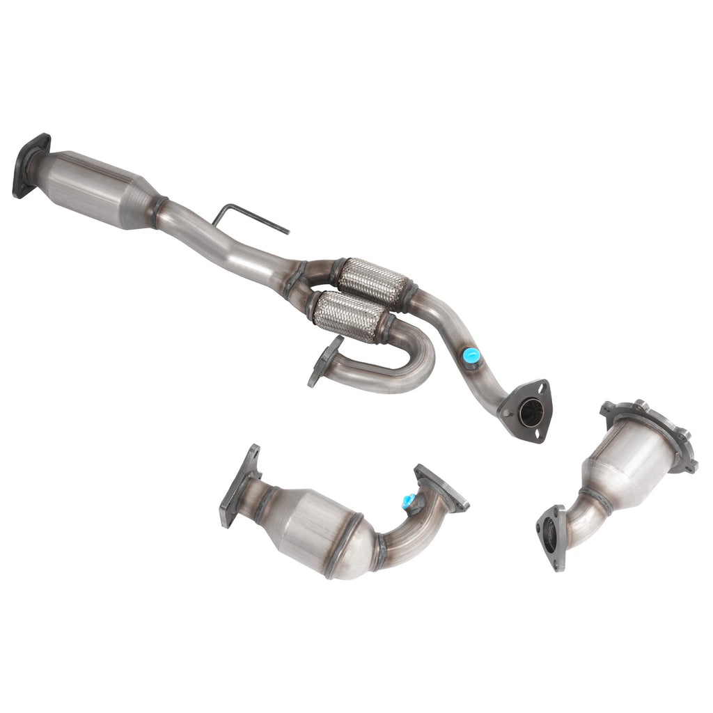 Set of 3 Catalytic Converters for Nissan Quest Maxima (2004–2009) 3.5L