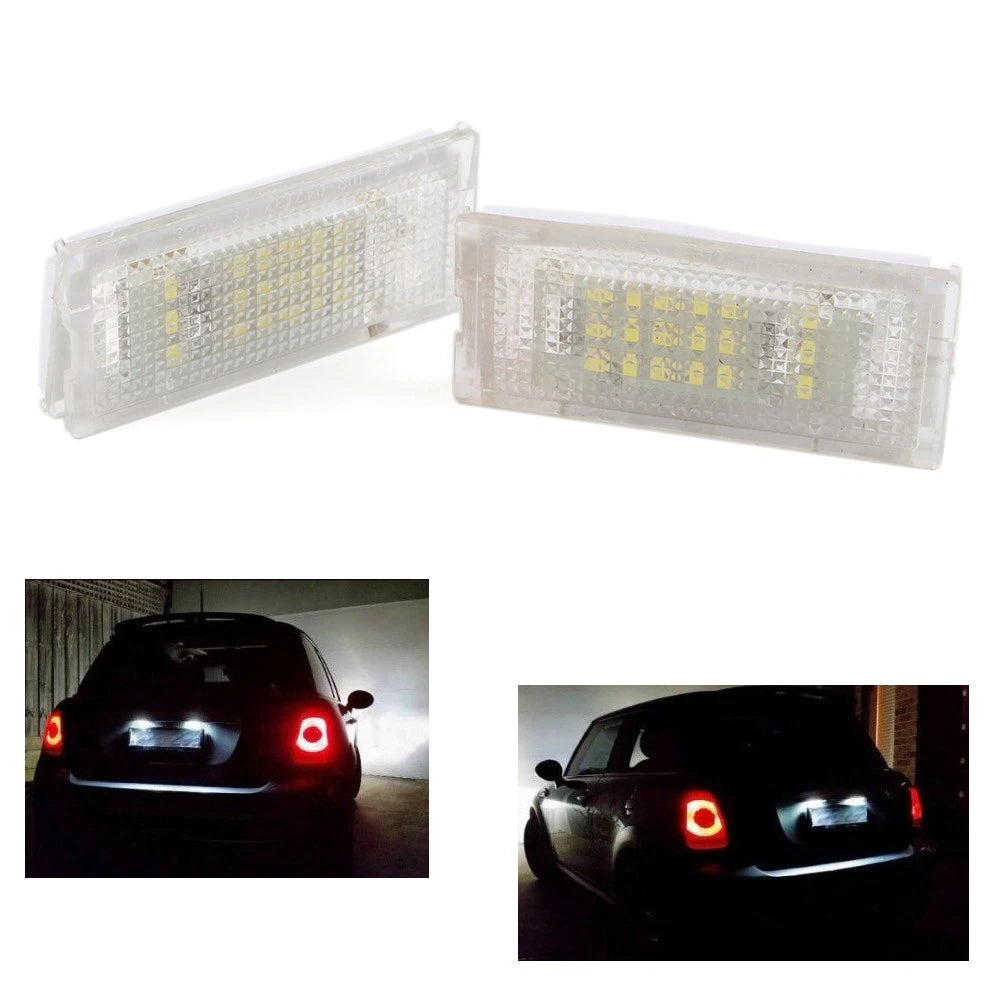 2X LED License Plate Light for BMW Mini Cooper R50 R52 R53 (2001–2008)
