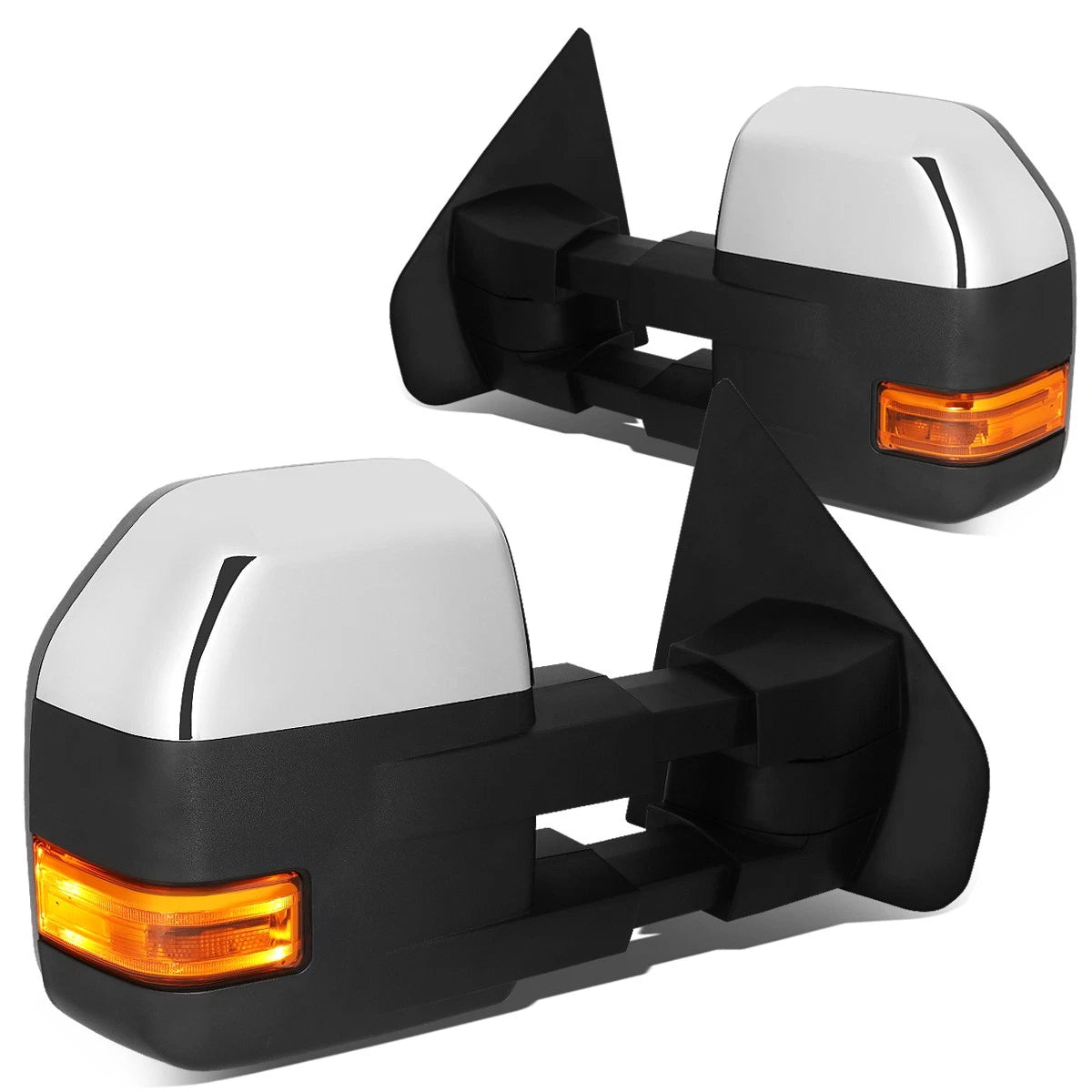 Powered Heated LED Turn Signal Puddle Towing Mirror for Ford F150 (2004–2014)