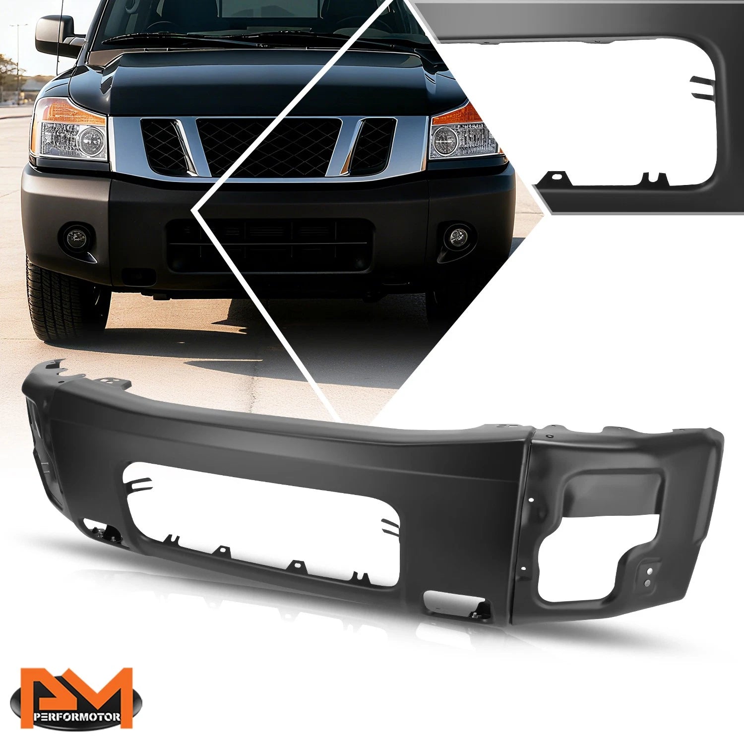 Front Bumper Face Bar for Nissan Armada Pathfinder Titan (2004–2015)