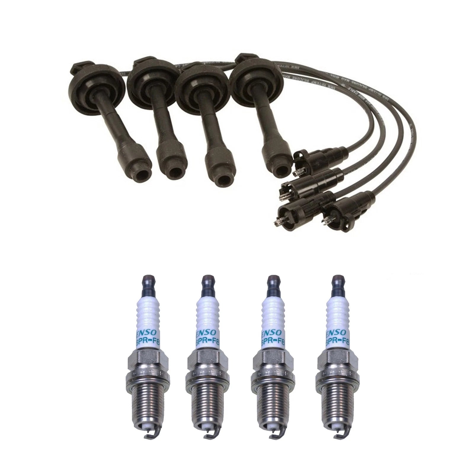 Denso 4 Iridium Spark Plugs Set for Chevy Prizm 1.8L (1998–2002)
