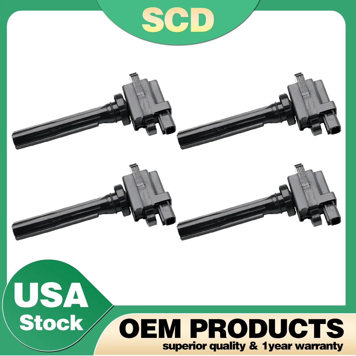 4X Ignition Coil for Suzuki Aerio, Sidekick, Esteem, XL-7, Tracker (1998–2005) 33410-77E22
