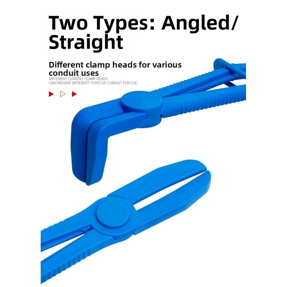 3 Piece Fuel Line Pinch Off Pliers Set for Cars (Straight & Bent Head)