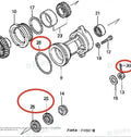 Lower Unit Seal Kit for Honda BF115A BF130A (91252-ZW1-B02, 90758-ZW1-B00)