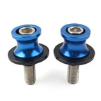 8MM Swingarm Spools Slider Stand Screws for KAWASAKI ZX6R (2012-2021) Blue
