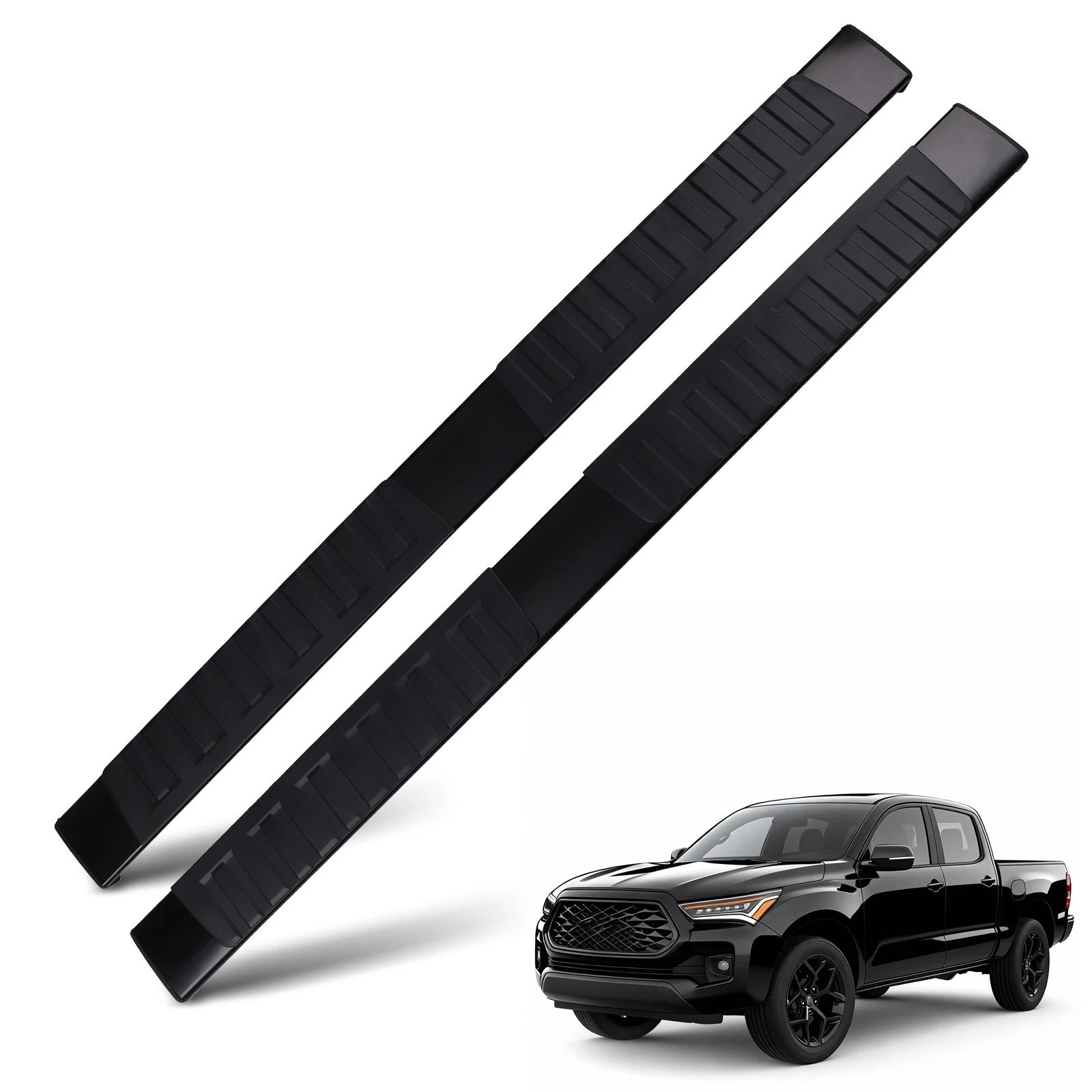 Nerf Bars Side Steps for Toyota Tacoma (2024–2026) Aluminum Black