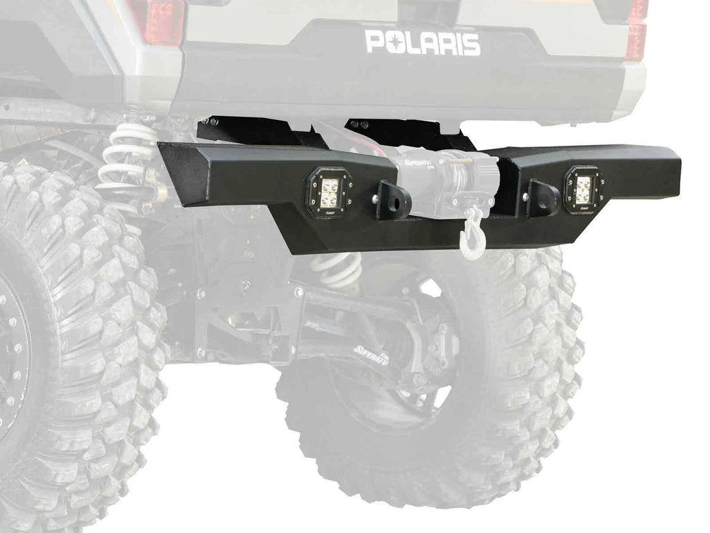 Heavy Duty Rear Winch Bumper for Polaris Ranger XP 1000 (2017–2023)