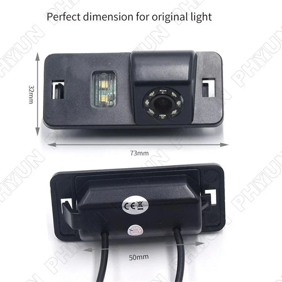 CCD HD Rear View Camera W/LED Light for BMW 1/3/5/6 Series X3 X5 (1997-2023)