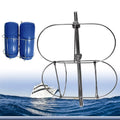 Folding Double Fender Holder for Inflatable Boat (9.5 Inch)