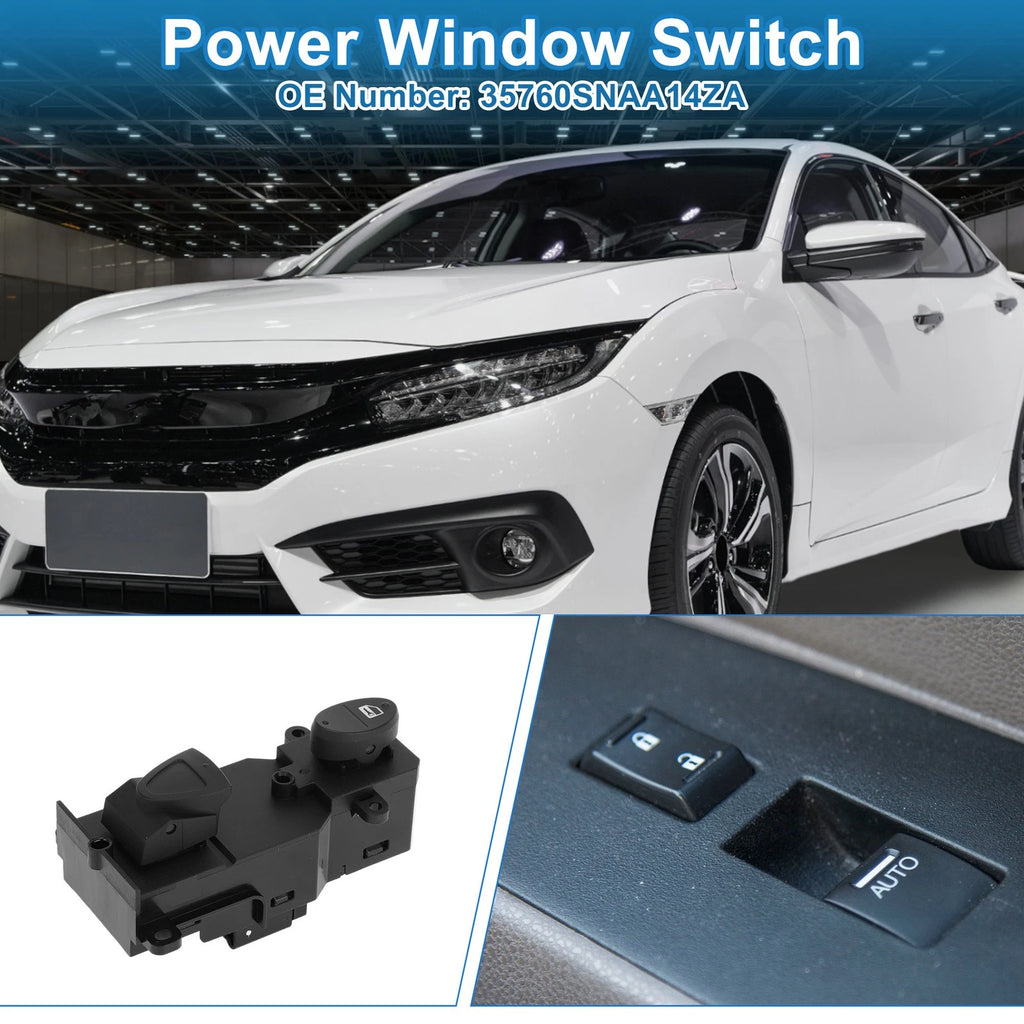Front Side Power Window Switch for Honda Civic (2006–2011) No. 35760SNAA14ZA