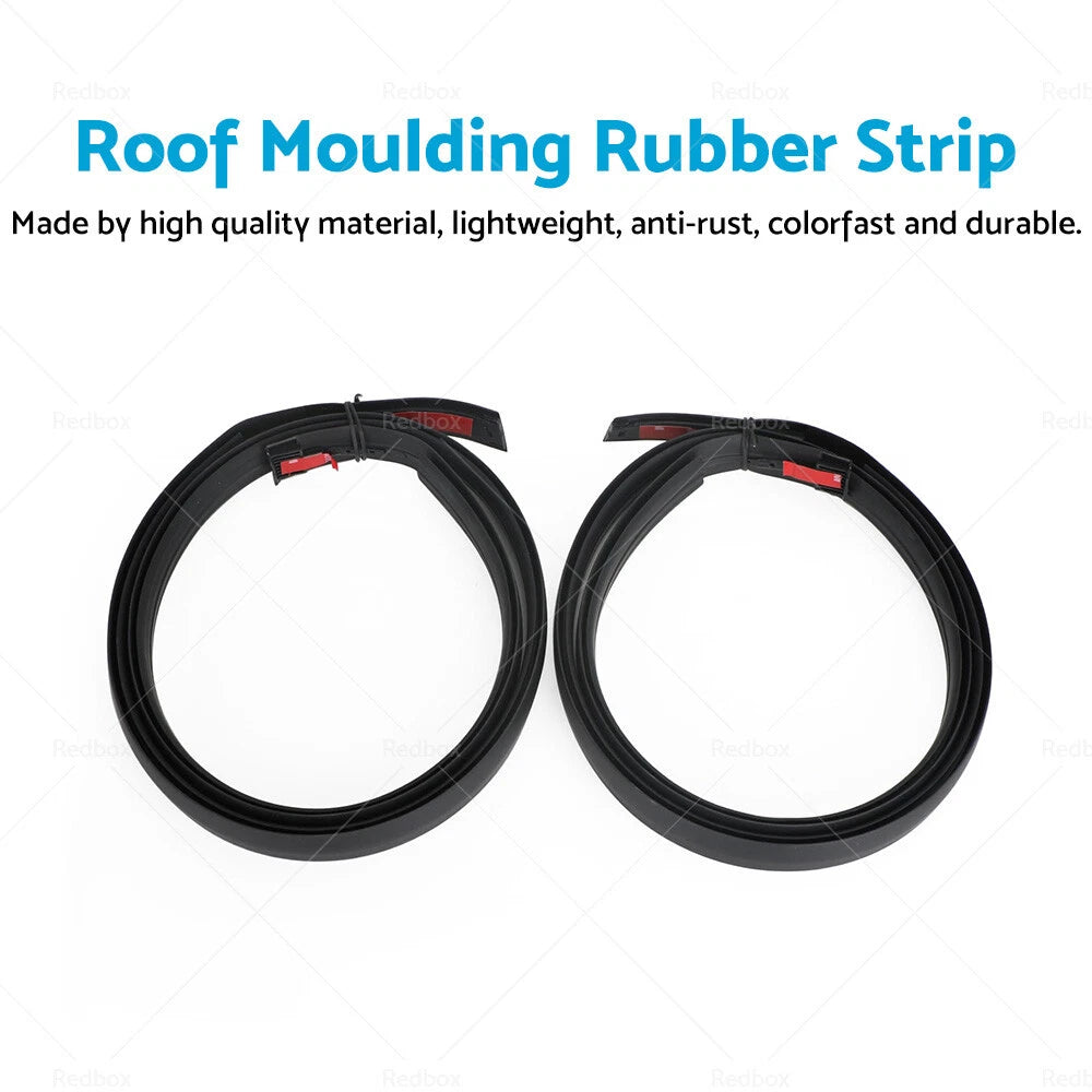 Pair of Roof Moulding Rubber Strips for Toyota Hilux (2005–2015)
