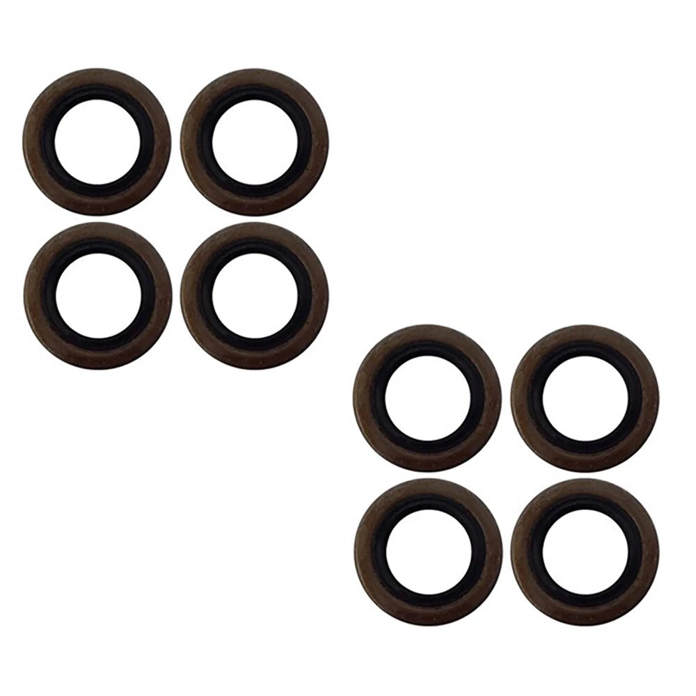 8X Trailer Hub Wheel Double Lip Grease Seal for E-Z Lube Axle (1.249" ID, 1.983" OD)