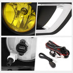 Fog Lights Set of 2 for Chevy Colorado (2015–2019) Amber Lens + Switch + Bezel