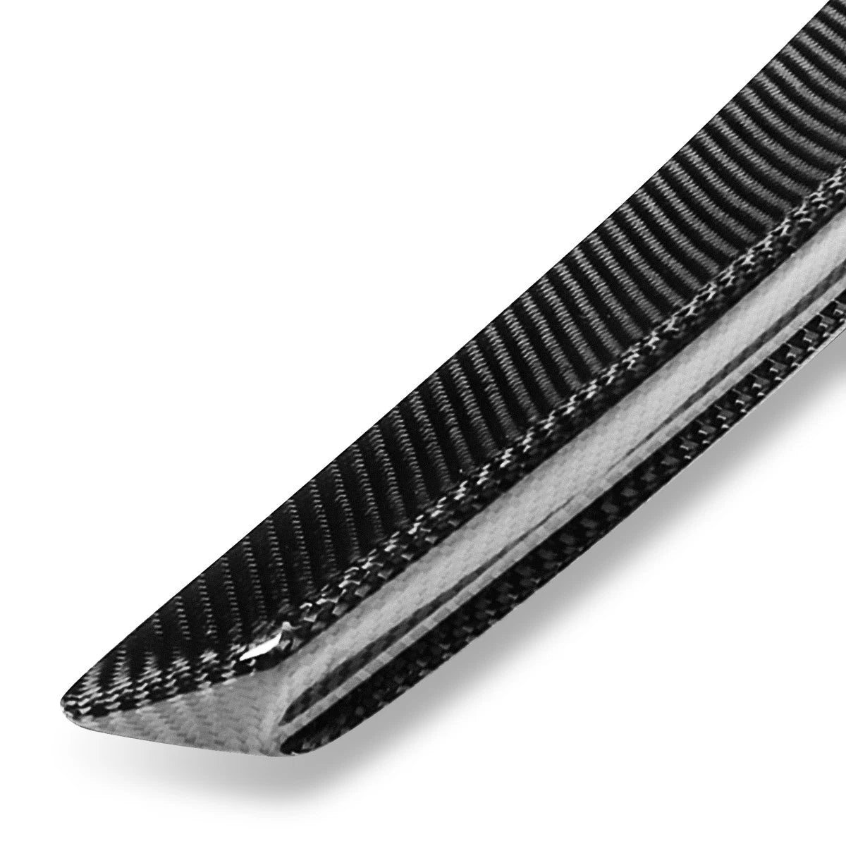 Real Carbon Fiber Duckbill Trunk Lip Spoiler for BMW M5 528i 535i (2010–2016)