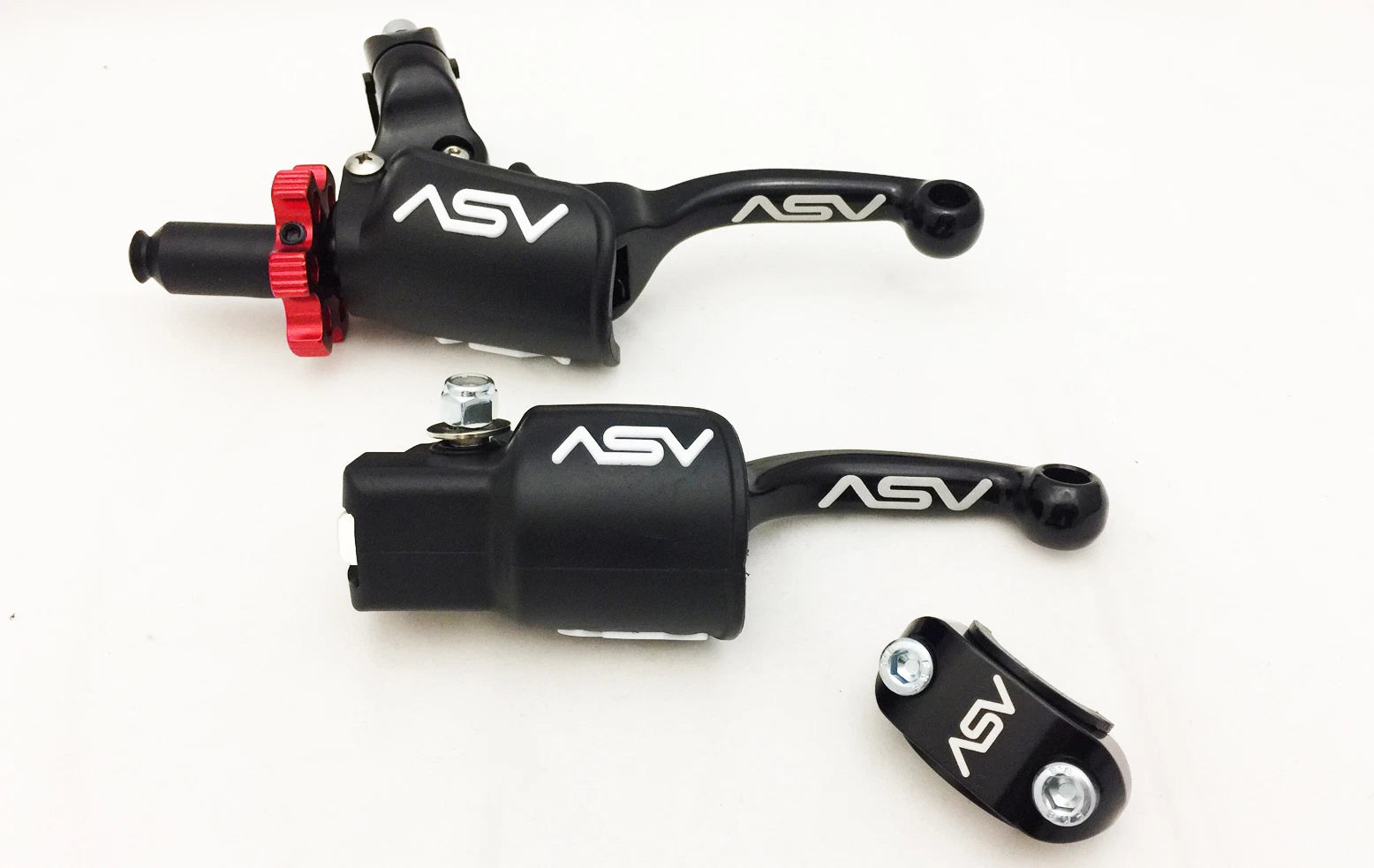 ASV F3 Shorty Clutch Perch Levers for KX 65 85 125 250 (2001–2023)