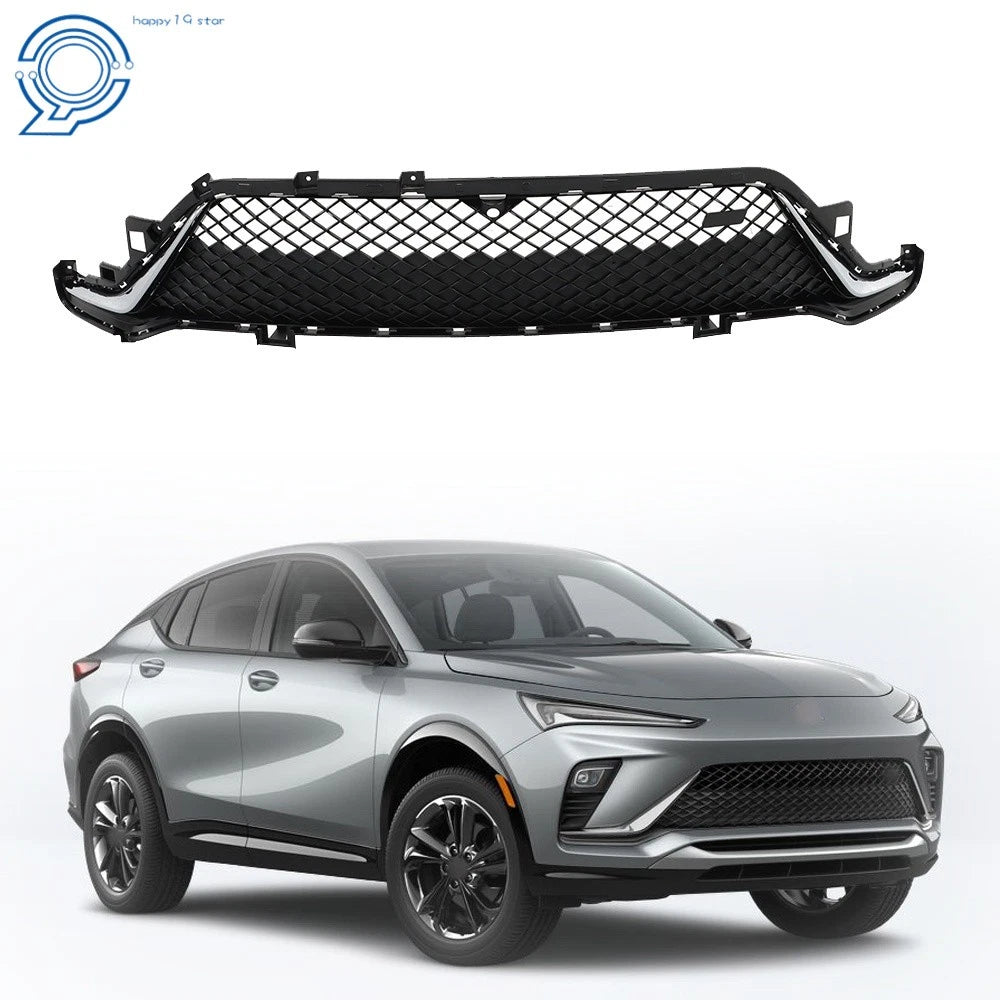 Front Bumper Grille for Buick Envista GS (2024) Black Chrome Mesh