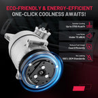 A/C Compressor with Clutch for Pontiac G3 (2009) & Chevrolet Aveo (2009–2016) CO22234C