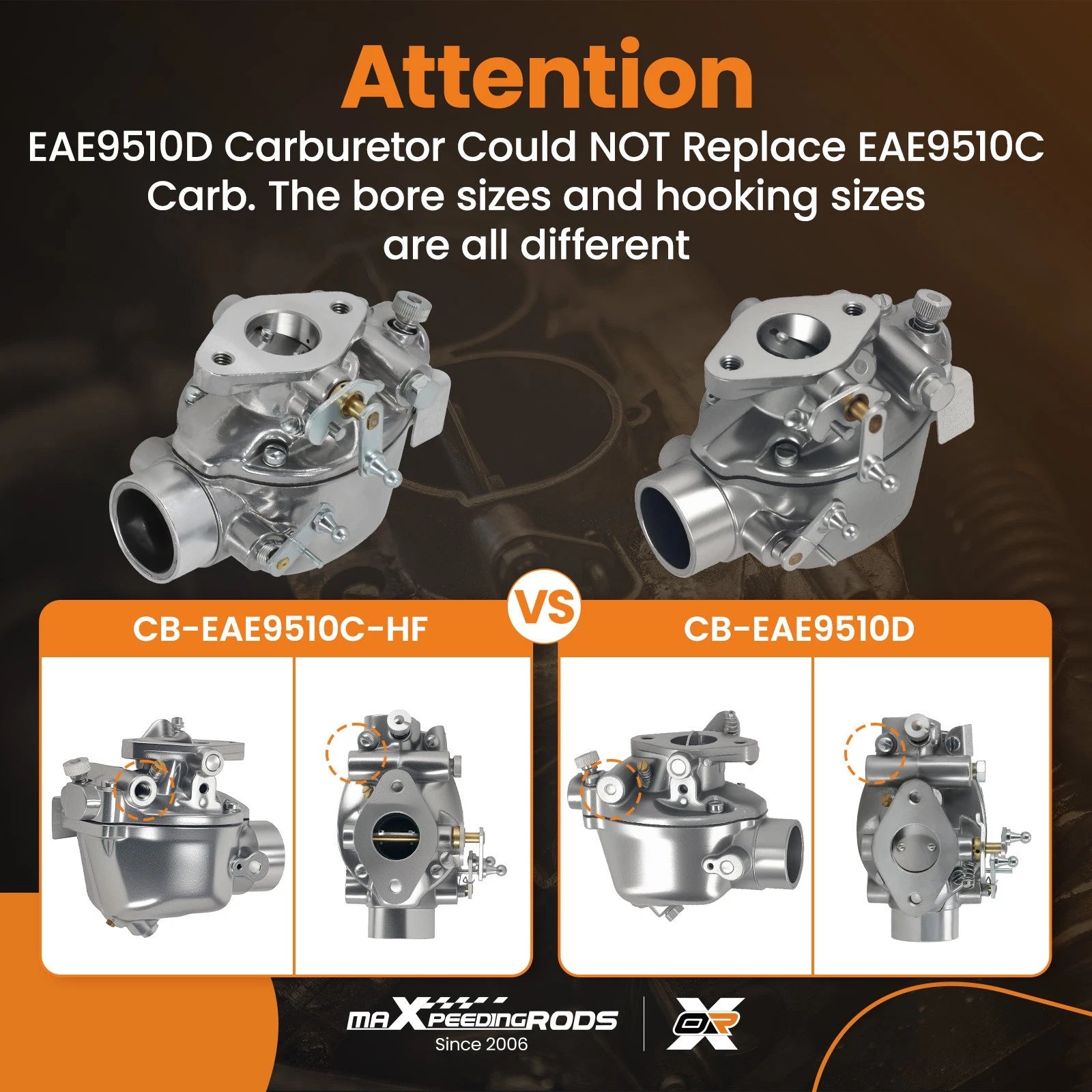 Carburetor for Ford Jubilee NAA Tractor 600 700 800 Series (1953–1964)