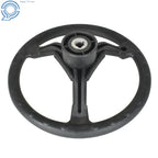 Boat Rotary Steering System Kit for Outboard Motors (12.4" Wheel)