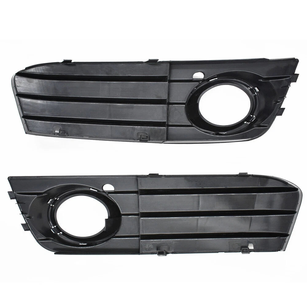 Pair Fog Light Grille Covers for Audi A4 B8 (2009â2012)