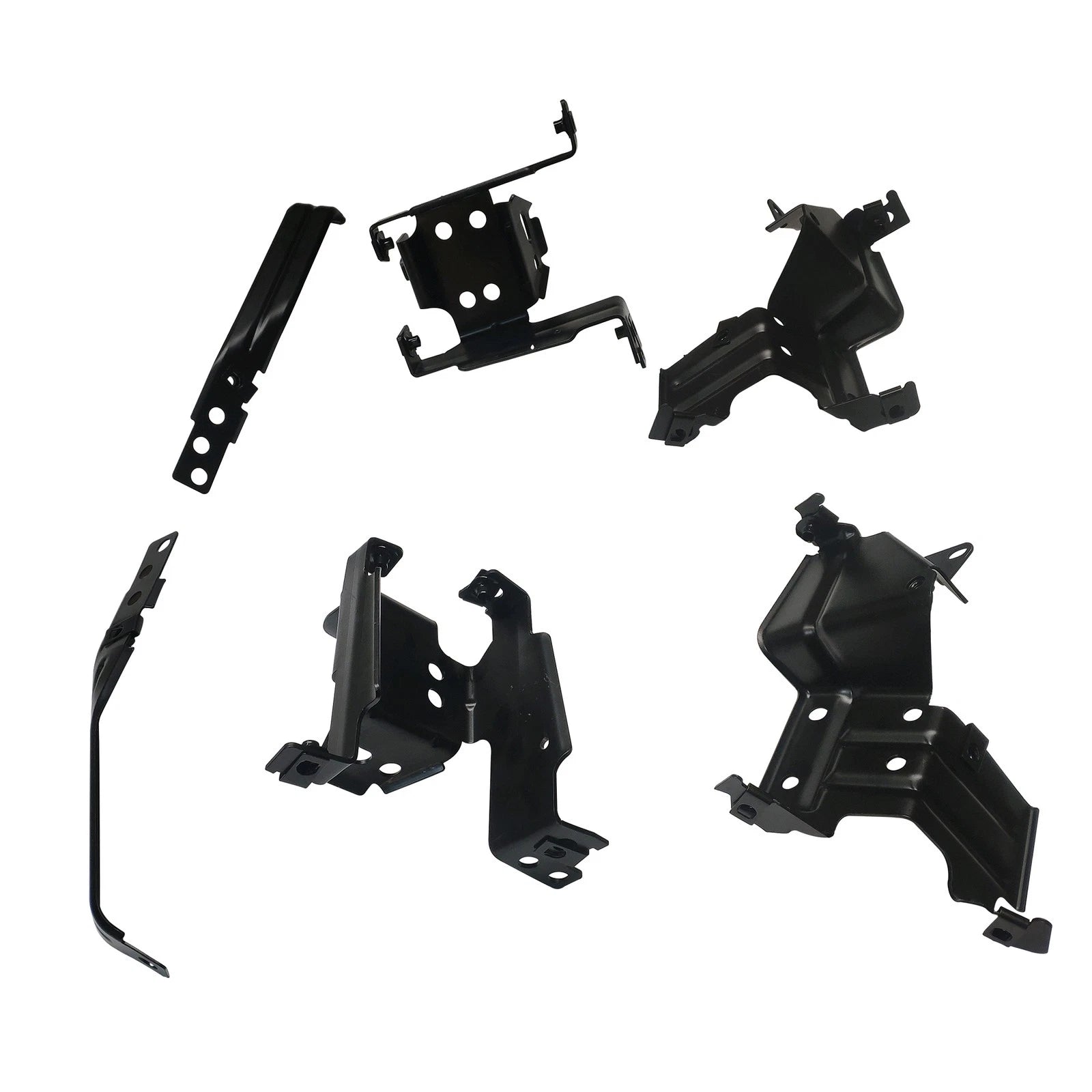 Set of 6 Front Bumper Reinforce Brace Brackets for GMC Sierra 2500HD 3500HD (2011–2014)