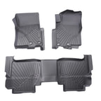 3-Piece Floor Mats Liners Set for Nissan Frontier Crew Cab (2022–2024)