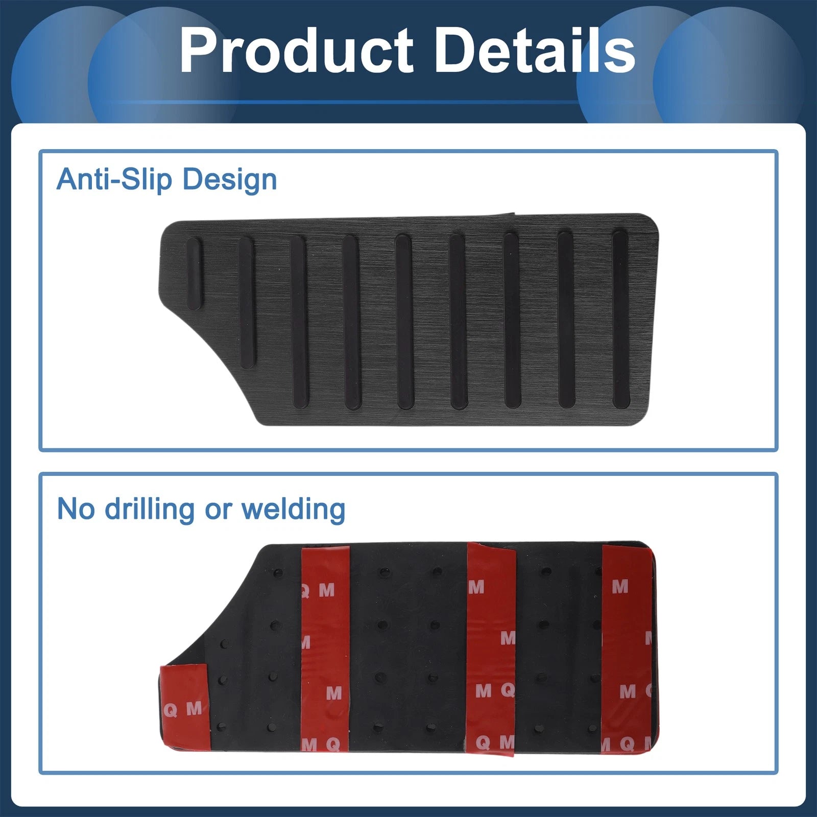 Footrest Pedal Pad Cover for Honda Civic (2016–2021)