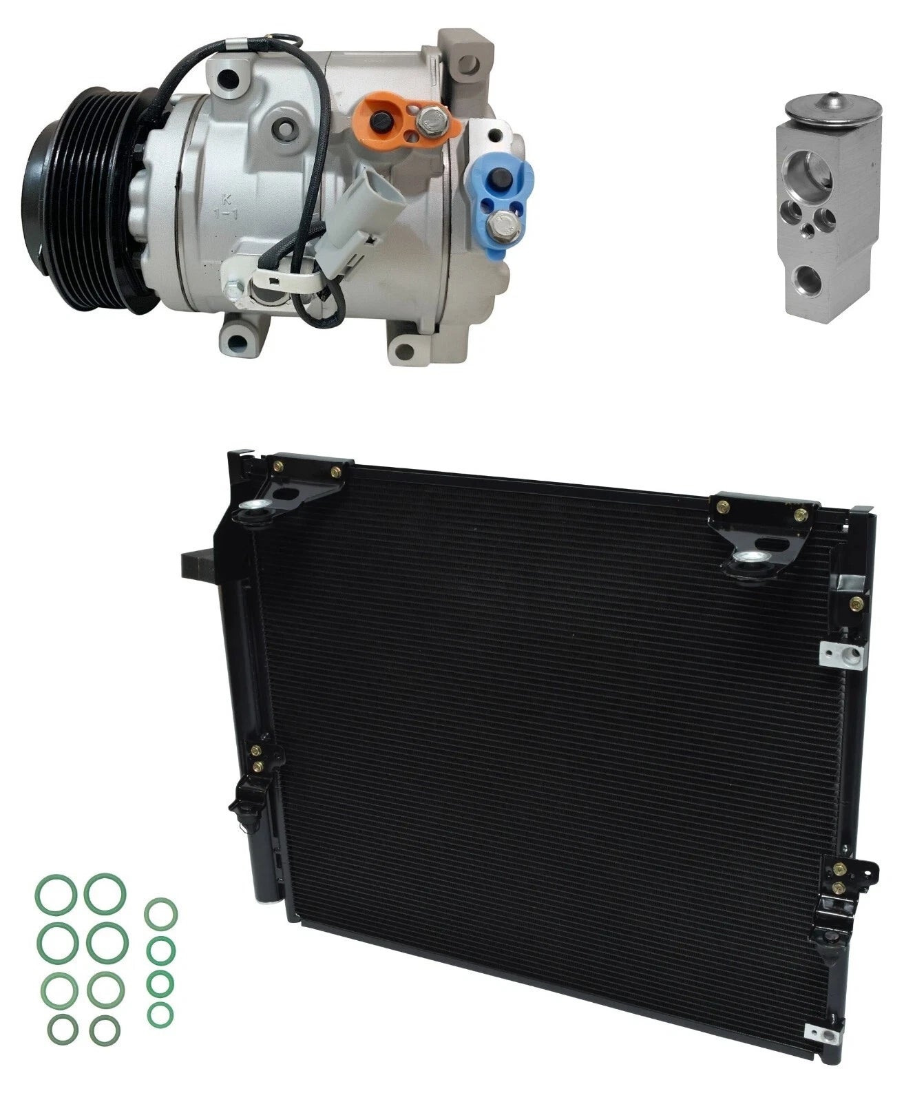 AC Compressor Kit With Condenser for Toyota Land Cruiser 2009–2015