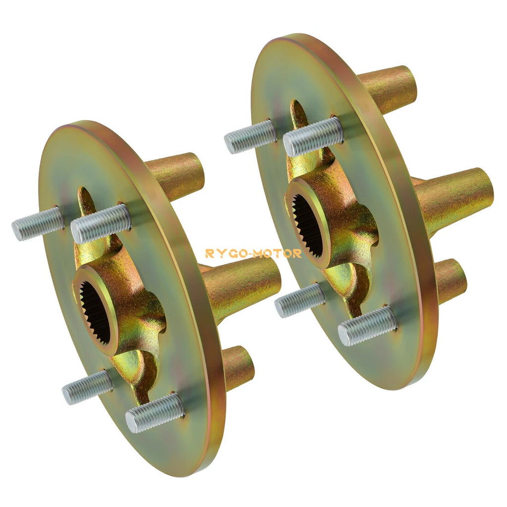 2X Front Wheel Axle Hub w/Stud Bolt for Yamaha Rhino 700 660 450 2004–2013