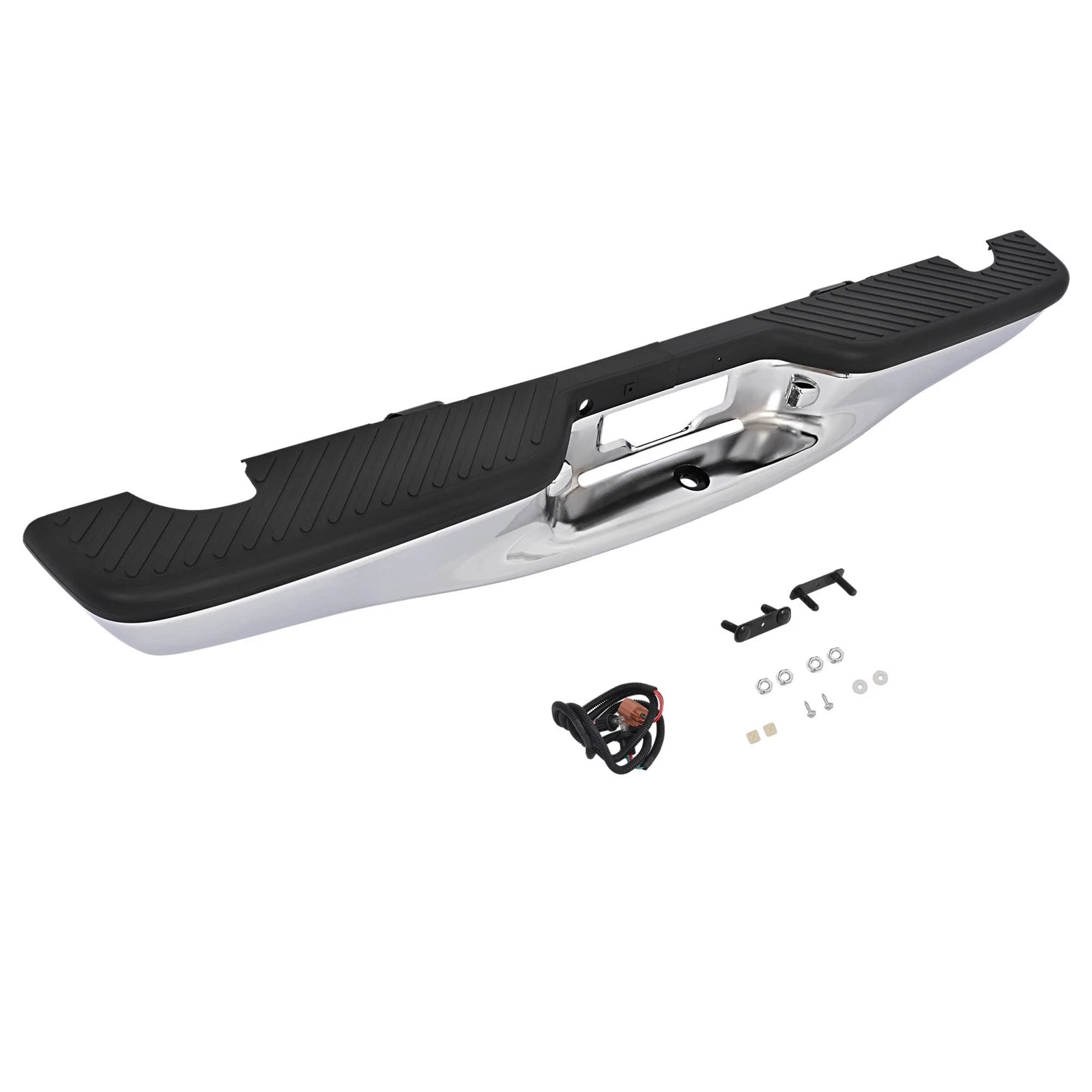 Chrome Rear Step Bumper for Ford F150 (1997–2004 Flareside)