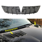 2X Hood Air Vent Grille Cover for Benz W164 GL350 GL450 ML350 ML450 (2008–2011)