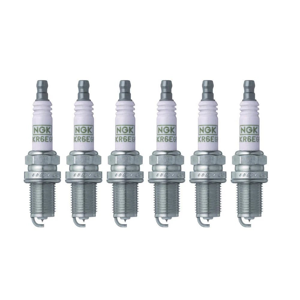 NGK G-Power Platinum Spark Plug Set (6 Pieces) Gap 0.040 for