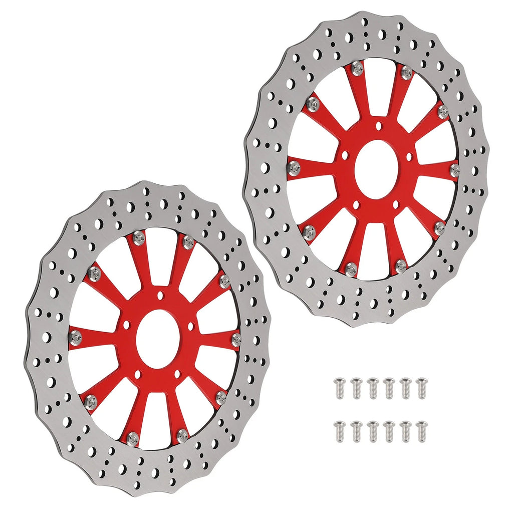 2PC 11.8'' Front Brake Rotor Disc for Harley-Davidson Trike (2009–2019)