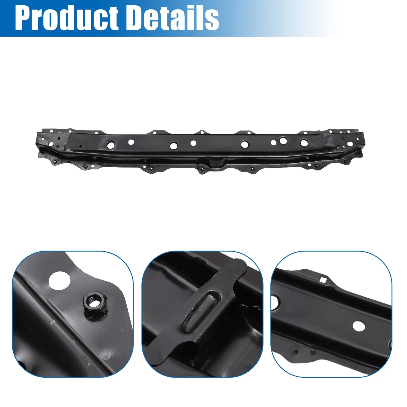 Lower Radiator Support Bracket for Toyota Yaris (2007–2014) No.5302852070 Black