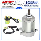 Starter with Relay & Switch for Honda TRX400FGA Rancher 400 (2004–2007)