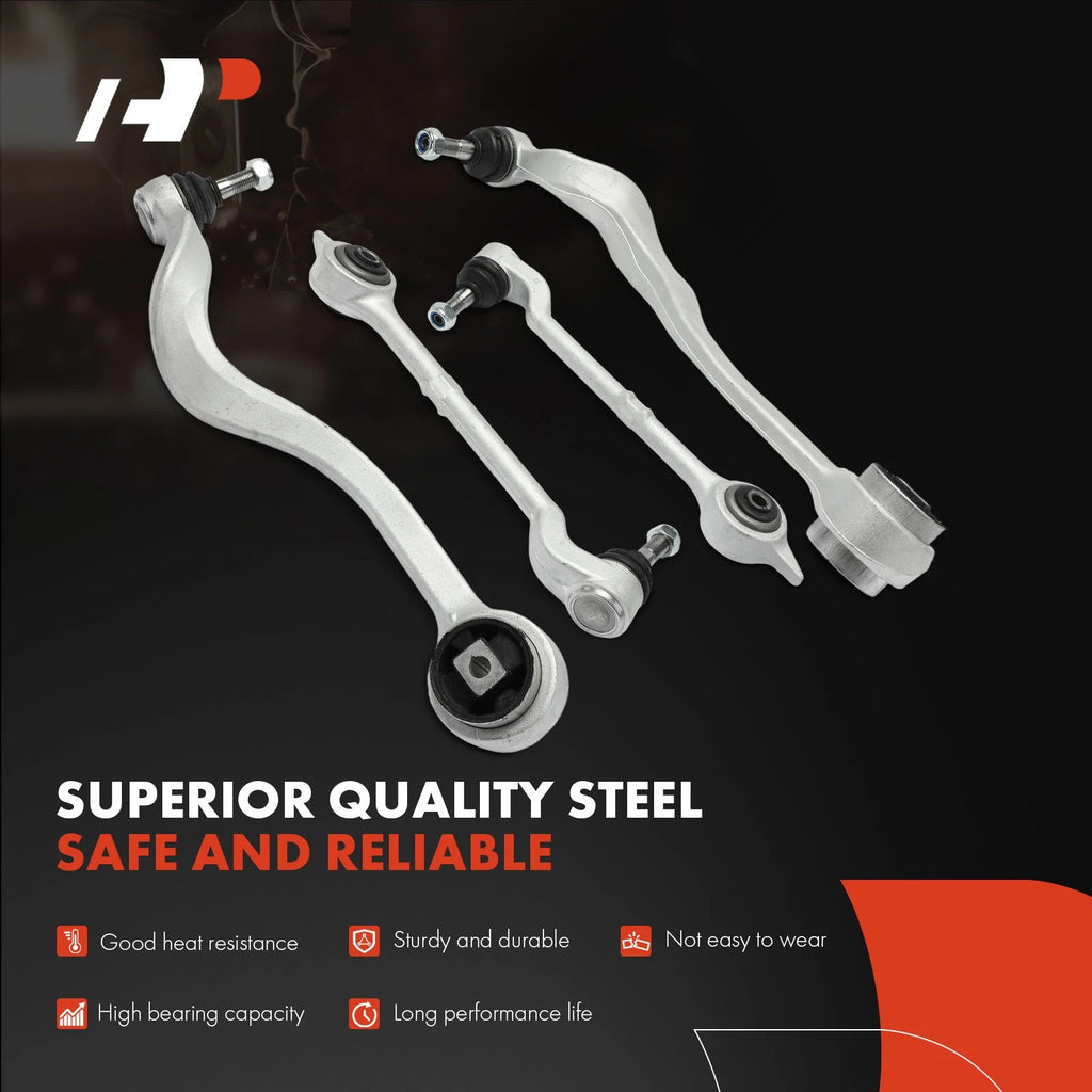 Set of 6 Front Lower Control Arms with Ball Joints for BMW 525i (2001–2003)