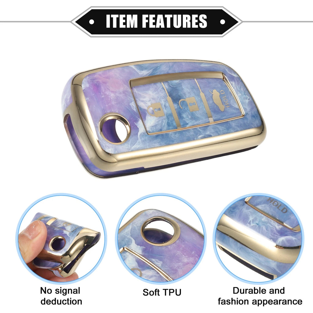 3 Button Smart Key Fob Case Cover for Nissan Rogue Frontier (2014–2023)