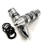 O Ring Chrome Hand Grip for Harley Dyna Low Rider / Honda Shadow 600 VLX (1991–2023)