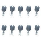 10x Ignition Keys for Clark Crown Gradall Gehl Hyster Komatsu Yale (N/A)