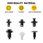 100pcs Bumper Retainer Fasteners Clips for Universal Applications